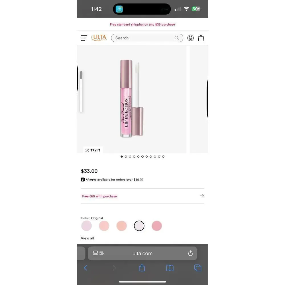 Lip Injection Maximum Plump Extra Strength Lip Plumping Gloss- Brand new in box